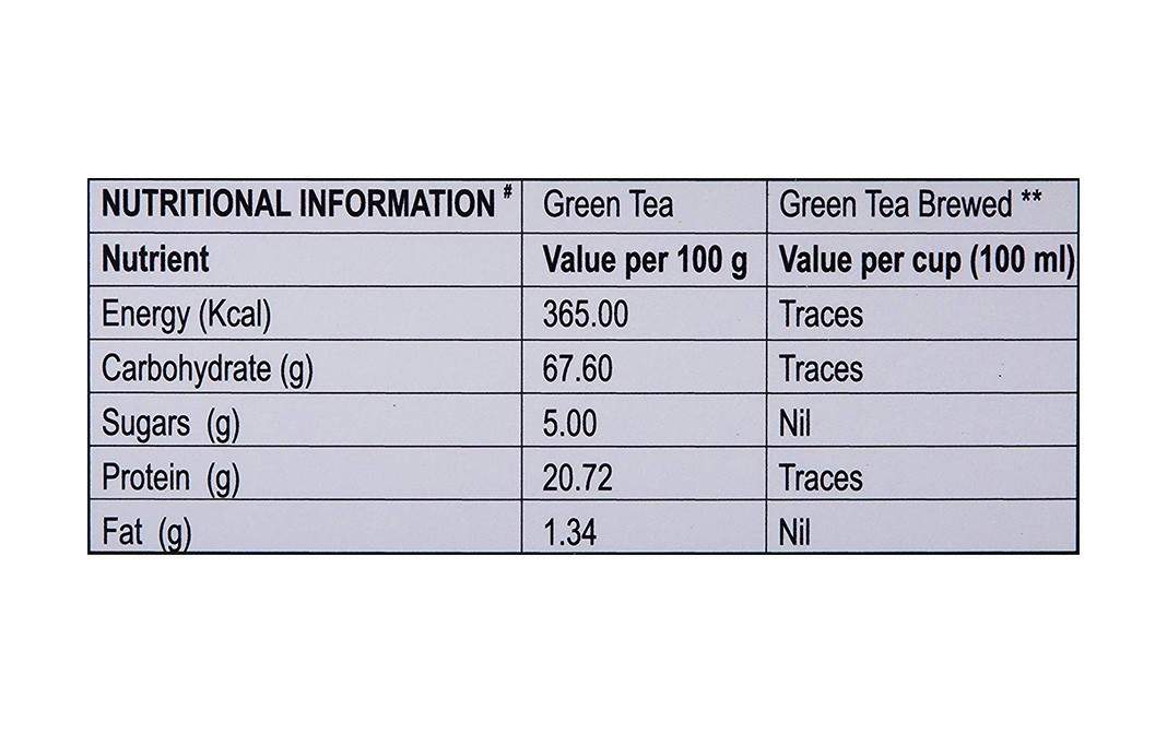 Eco Valley Natural Green Tea Pure Green   Box  50 pcs